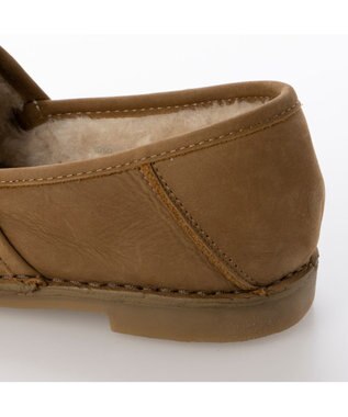 ing <ing>【サスティナブルシリーズ】ムートンバブーシュシューズ キャメルヌバック