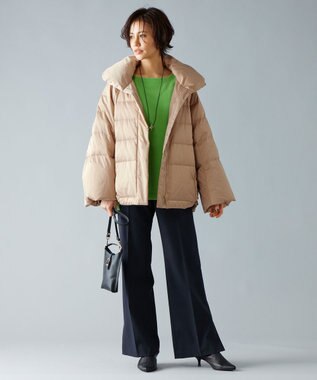 自由区 【洗える】T/R/Wストレッチストレート パンツ ネイビー系