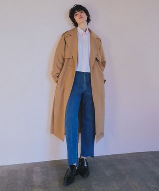 NAVE 【ReNAVE・セットアップ可/撥水加工/防シワ】ポリエステルタッサー コート キャメル系