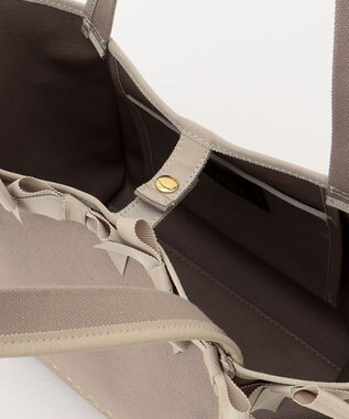 TOCCA OCTUPLE RIBBON TOTE M トートバッグ M ライトグレー系