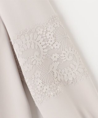 23区 【セットアップ対応】トリアセダブルジョーゼット ブラウス ベージュ系