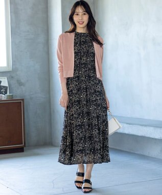 ANY SIS 【UVケア・洗える】ショートレングス カーディガン スモーキーピンク