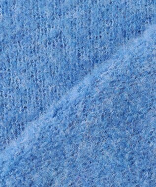 Feroux 【洗える】ブークレー ラグランニット ブルー系