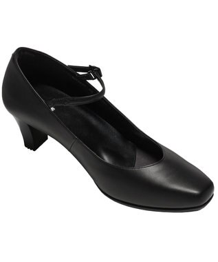 ASICS WALKING ペダラウォーキングシューズ 3E ヒール高5.0cm ブラック系