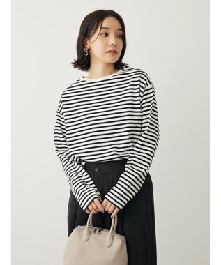 Green Parks ボーダープルオーバー Off White