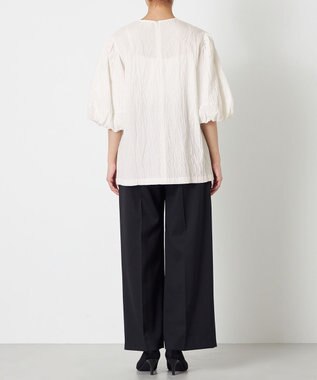 NAVE 【Nave】クラッシュコットン ブラウス ホワイト系