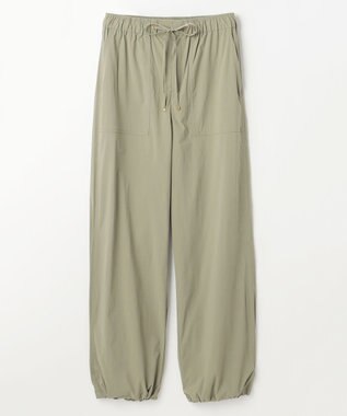 ANY 【洗濯機可/ウエストゴム】パラシュートパンツ カーキ