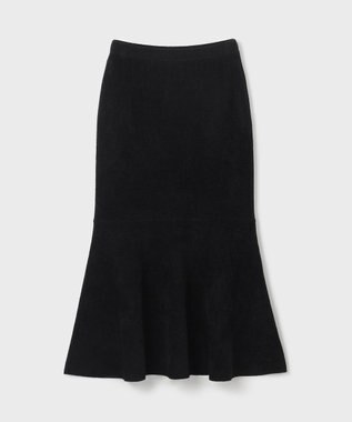 GRACE CONTINENTAL モールニットスカート ブラック