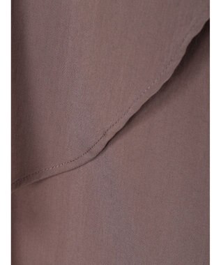 CRAFT STANDARD BOUTIQUE レーヨンデシンフリルチュニック Mocha