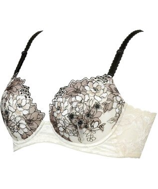 Wing ブラジャー 背中の段差をスムージング 脇高設計 胸ふっくら 【後ろ姿きれいブラ】 ブラ KB2721 ウイング／ワコール クリーム