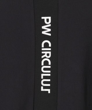 PW CIRCULUS 【MEN】メッシュコンビ モックネック ゴルフ ブラック系