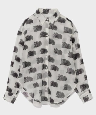 GRACE CONTINENTAL シアーCatブラウス キナリ