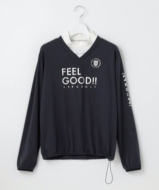 23区GOLF 【UNISEX】【ストレッチ/撥水/防風】マルチウェイスニード ネイビー系