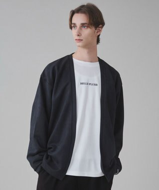 WEGO 【ユニセックス着用アITEM/２点SET】フェイクスウェードアンサンブルカーディガン