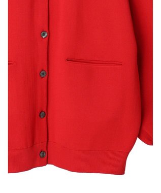 CRAFT STANDARD BOUTIQUE リサイクルポリエステルニットカーディガン Red