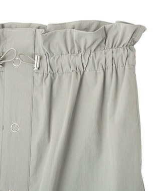 AMERICAN HOLIC 【マルチ機能】フロントボタンスカート Grayish Khaki