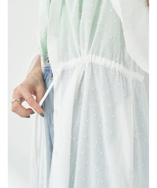 earth music&ecology ドットドビーワンピース Off White