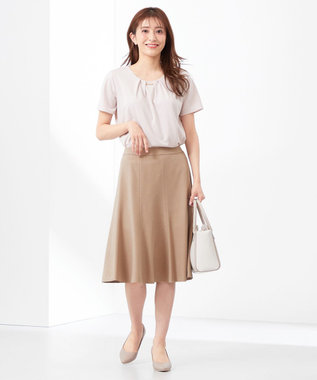 ANY SIS 【吸水速乾・UVケア・接触冷感】コンフォートジャージー カットソー ペールピンク