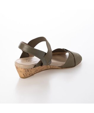 Riz raffinee <Riz raffinee>モチーフサンダル カーキ