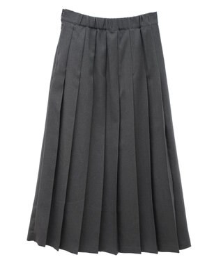 earth music&ecology サイドバックルプリーツスカート Gray