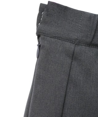 earth music&ecology サイドバックルプリーツスカート Gray