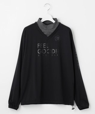 23区GOLF 【UNISEX】【ストレッチ/撥水/防風】マルチウェイスニード ブラック系