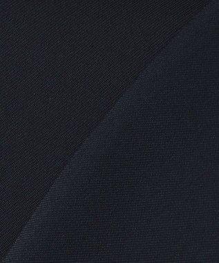 ICB 【洗える】 37.5TRストレッチ ノーカラージャケット ネイビー系