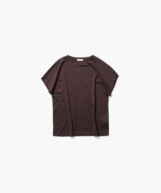 ATON SUVIN 60/2 | キャップスリーブTシャツ BURGUNDY