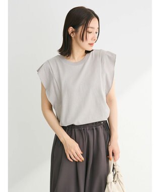 Green Parks ・ＳＵＧＡＲ　ＳＰＯＯＮ【ＣＯＯＬ】フレンチスリーブＴＥＥ Light Gray