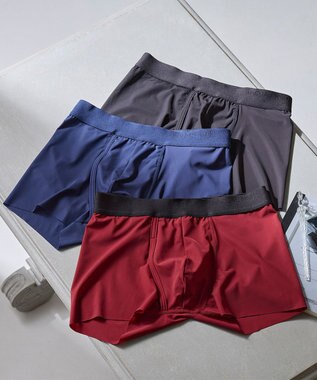 WACOAL MEN WACOAL MEN 【気持ちいいパンツ】 ボクサーパンツ 動きにフィット フロントの安定性・快適性 フリーなカッティング(裾部分) 通気性(肌側) 前閉じ 下着 メンズ WT3418 /ワコールメン コン