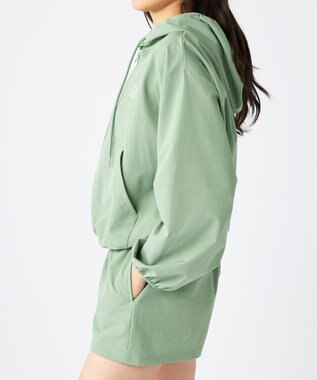 OP／FILA 【Kappa】ラッシュパーカー・ボードショーツ付き　4点セット水着 カーキ