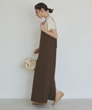 WEGO 【ANGIE VINTAGE】キャミワンピース ブラウン