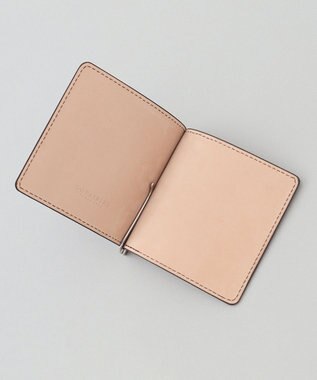 GOTAIRIKU 【希少コードバン】マネークリップ ダークブラウン系