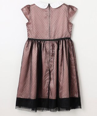 組曲 KIDS 【150-160㎝】チュールドット ドレス ピンク系5