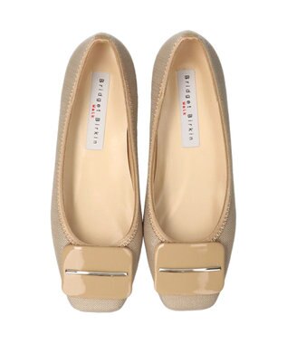 Bridget Birkin 【Bridget Birkin walk】バックルモチーフウォーキングパンプス ベージュ雑材