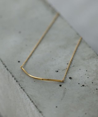 YECCA VECCA ステンレスニュアンスバーネックレス