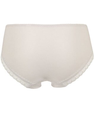 Wing ショーツ 【後ろ姿きれいブラ】 KB2719とペア 綿混(身生地部) アウターにひびきにくい(バック裾) やさしいフィット感 はきこみ丈あさめ KF2819 ウイング／ワコール グレー