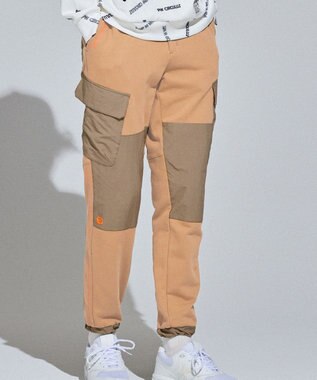  【MEN】裏毛カーゴジョガーパンツ