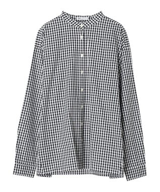 CRAFT STANDARD BOUTIQUE バックフリルシャツ Gingham Check