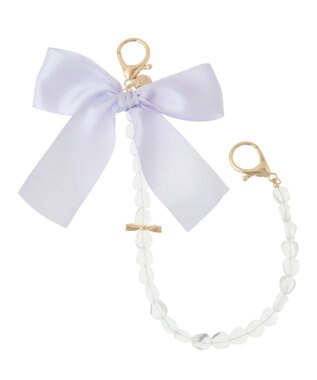 Maison de FLEUR ビッグリボンチャーム Lilac