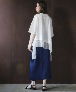 YECCA VECCA 裾アシメデザインプルオーバー White