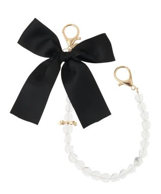 Maison de FLEUR ビッグリボンチャーム Black