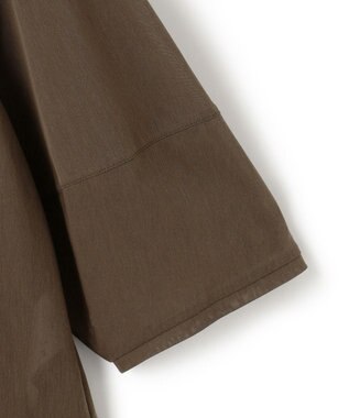 23区 S 【洗える】クリアトリコットジャージー ギャザーフォルム カットソー カーキ系