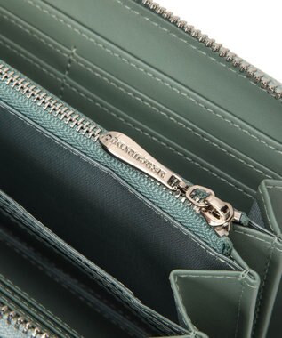 style code 【MERCURYDUO/マーキュリーデュオ】ダイアナ　トリコカラーRFロングウォレット ミント