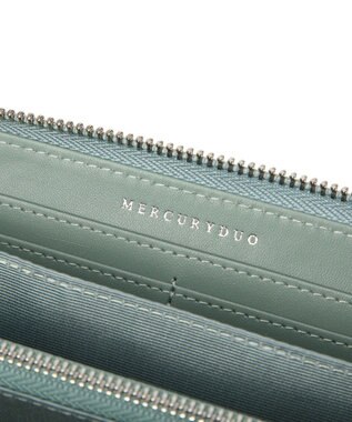 style code 【MERCURYDUO/マーキュリーデュオ】ダイアナ　トリコカラーRFロングウォレット ミント