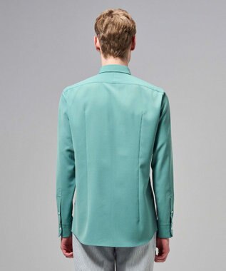 JOSEPH HOMME 【機能素材】テクノボイルストレッチ　レギュラーカラーシャツ スモーキーグリーン系