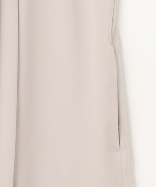 自由区 【ご好評につき追加生産・洗える】ライトサテン ワンピース ライトグレー系