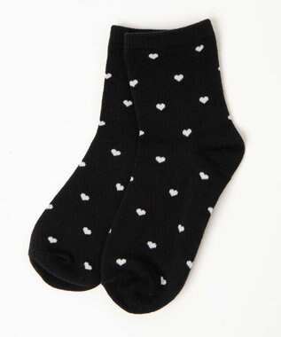WEGO ハート総柄ソックス 柄4