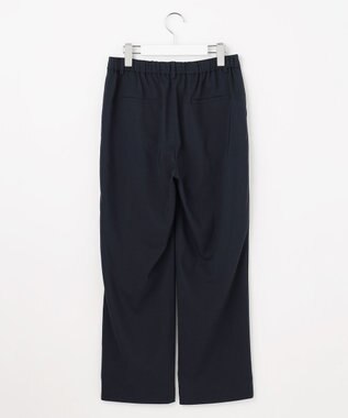 J.PRESS LADIES L 【セットアップ対応】ファンマートロストレッチ テーパード パンツ ネイビー系