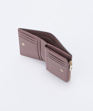 russet ＜お財布人気NO.1＞モノグラムプレートハーフウォレット(SO-376) Gray/PK